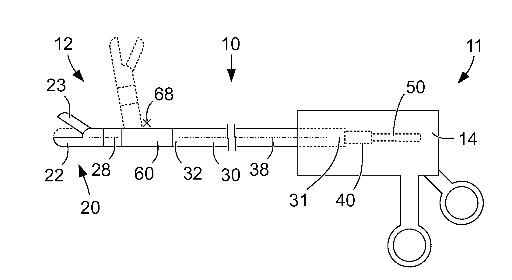 Medical Instrument with Bendable Shaft