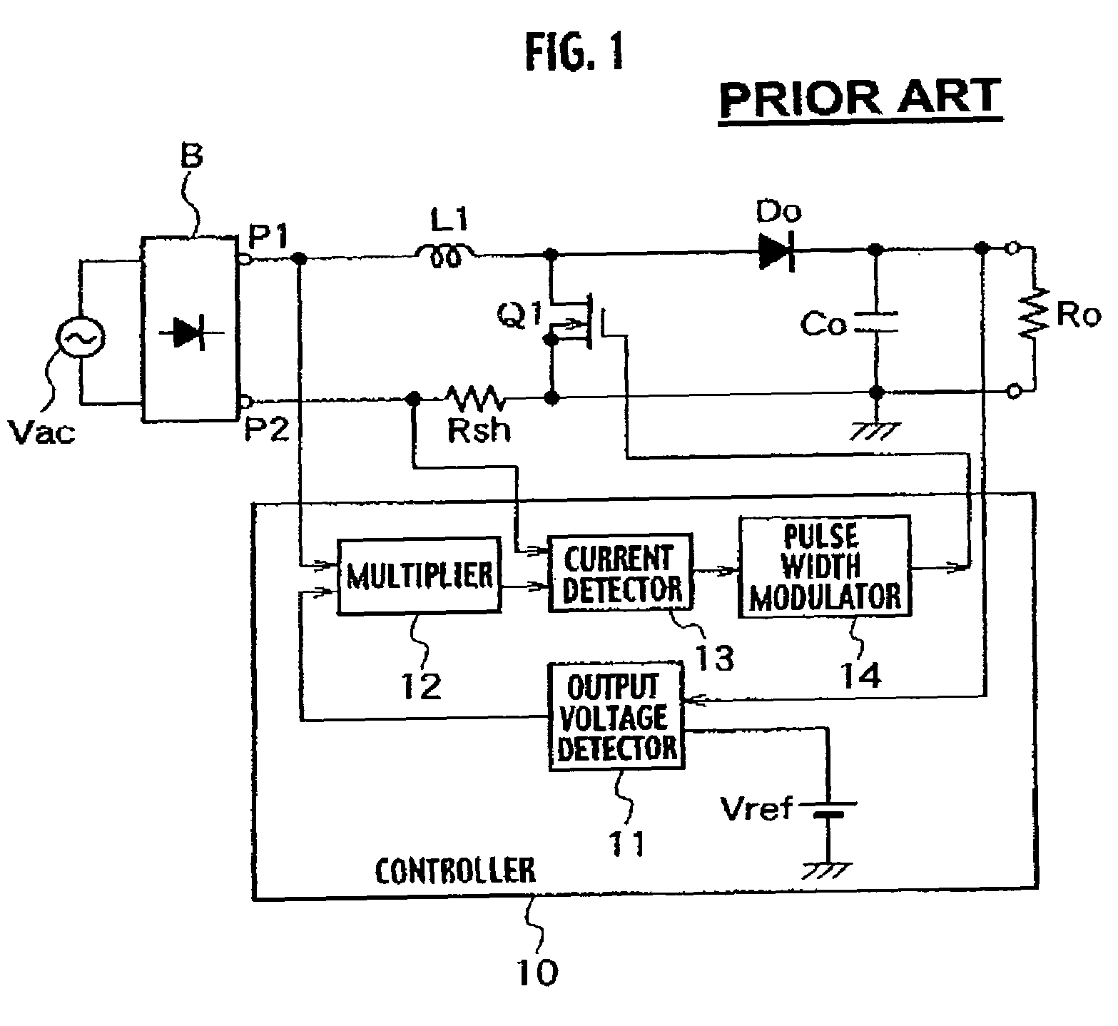 Power factor improving circuit