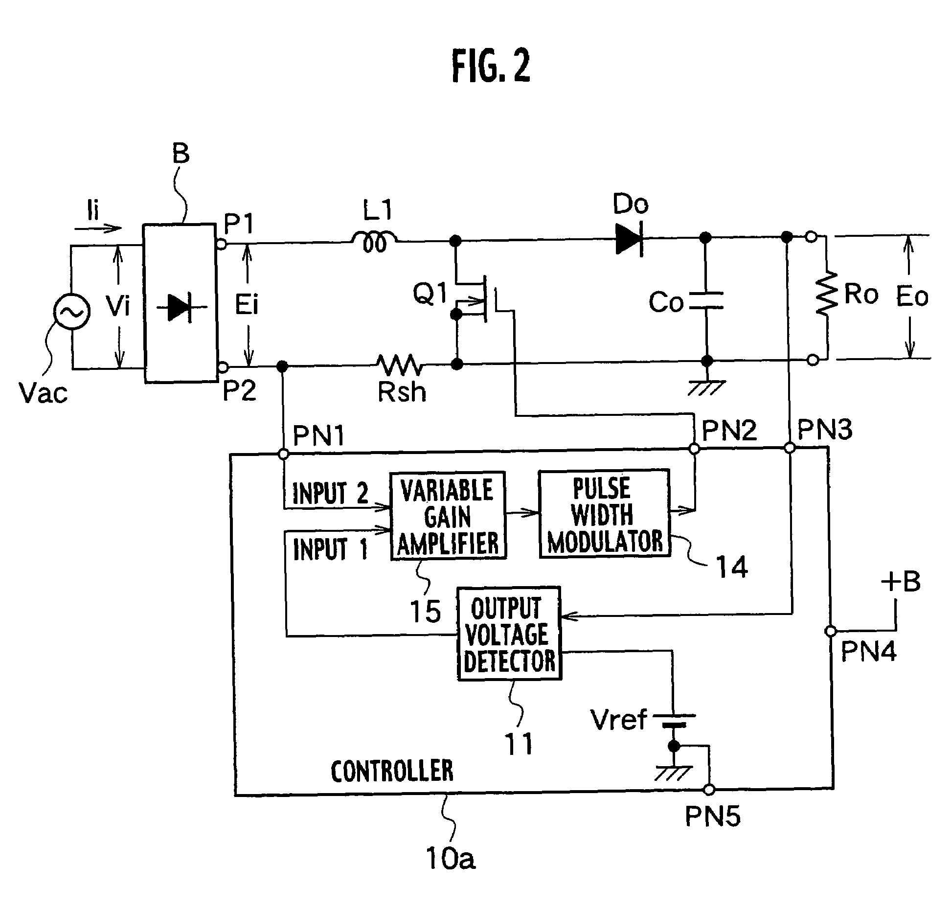 Power factor improving circuit