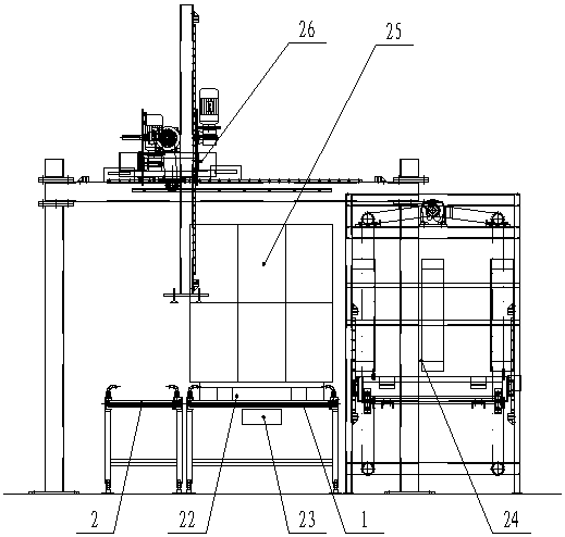 Automatic destacking and stacking method based on RFID