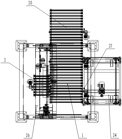 Automatic destacking and stacking method based on RFID