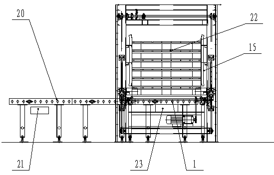 Automatic destacking and stacking method based on RFID