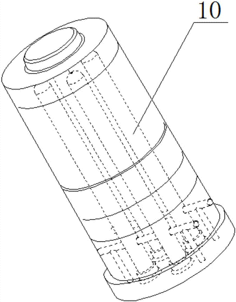 Die-casting die and die-casting device