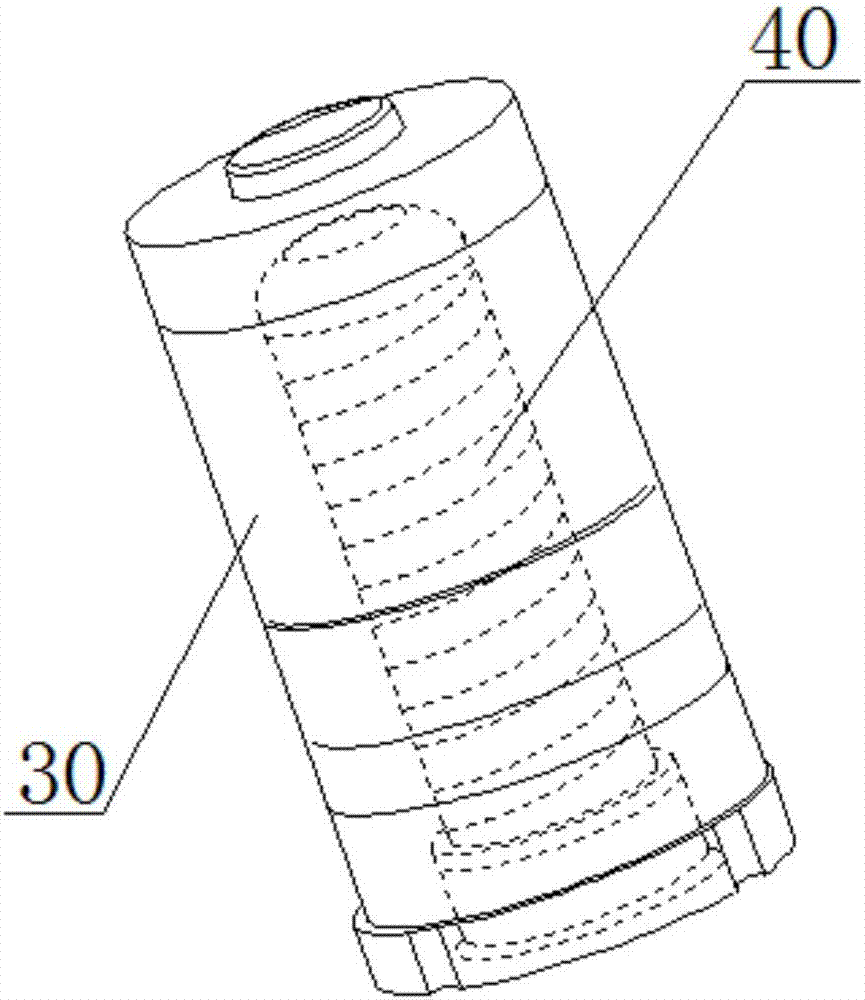 Die-casting die and die-casting device