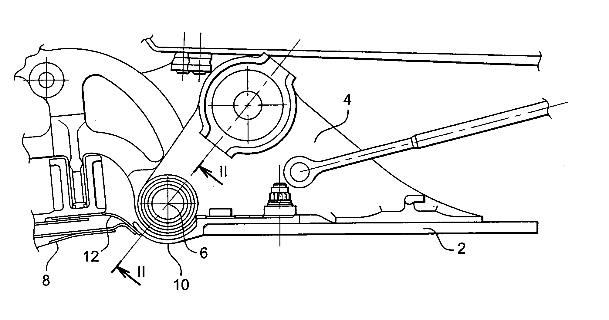 Convergent turbojet exhaust nozzle