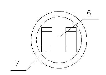 Tensile cross grouting anchor rod device