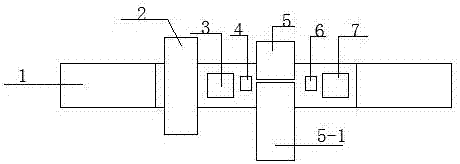 Long-distance-leaving steel billet positioning control system for roughing mill