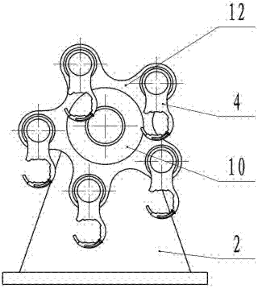 Pipe welding outward galvanization device