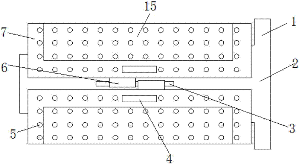 Anti-scald plastic extruding die