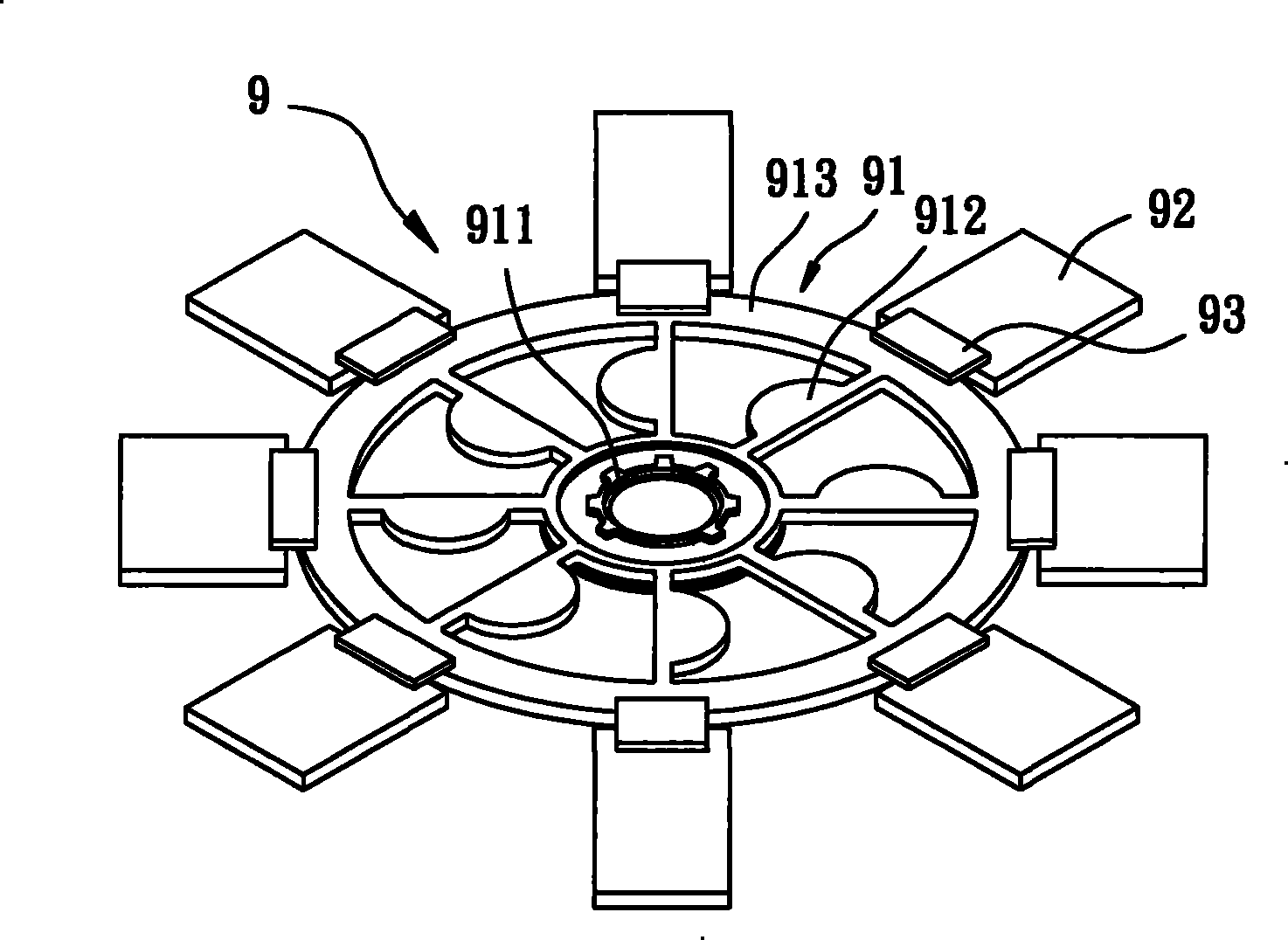 Self assembled ultramicro fan