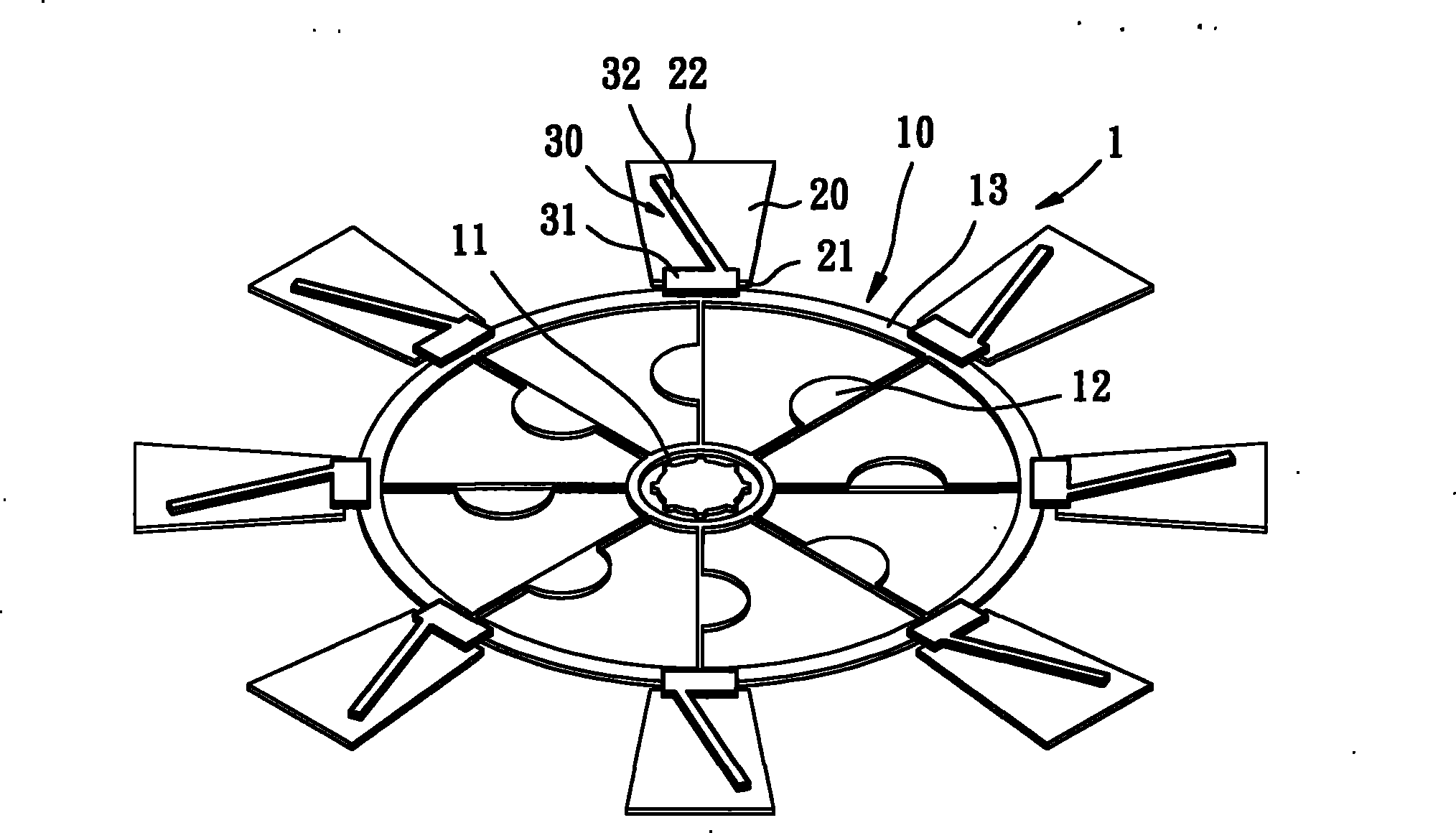 Self assembled ultramicro fan