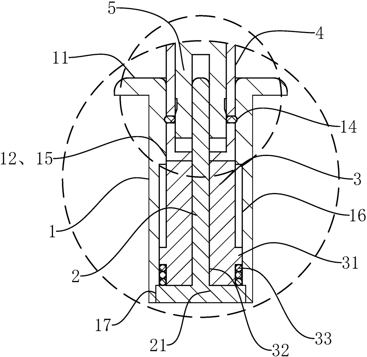 Antitheft fastener and dismounting and mounting tool and method thereof