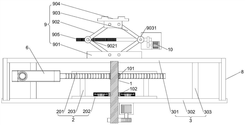 A self-adjusting immersive panoramic projection device