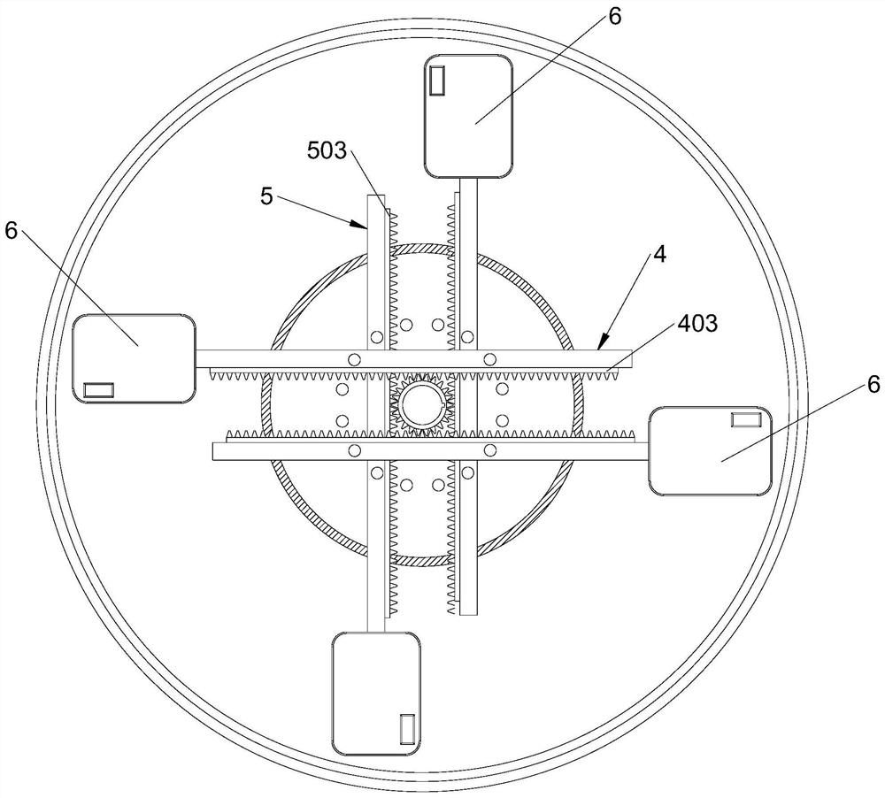 A self-adjusting immersive panoramic projection device