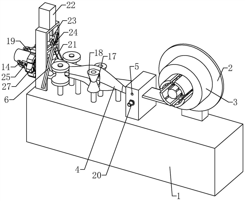 Screwdriver head heat shrink pipe sleeving production line