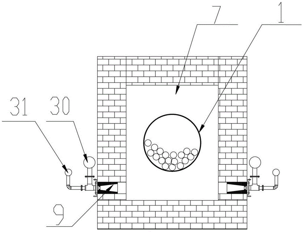 Method for reducing and separating granular iron rapidly at low temperature