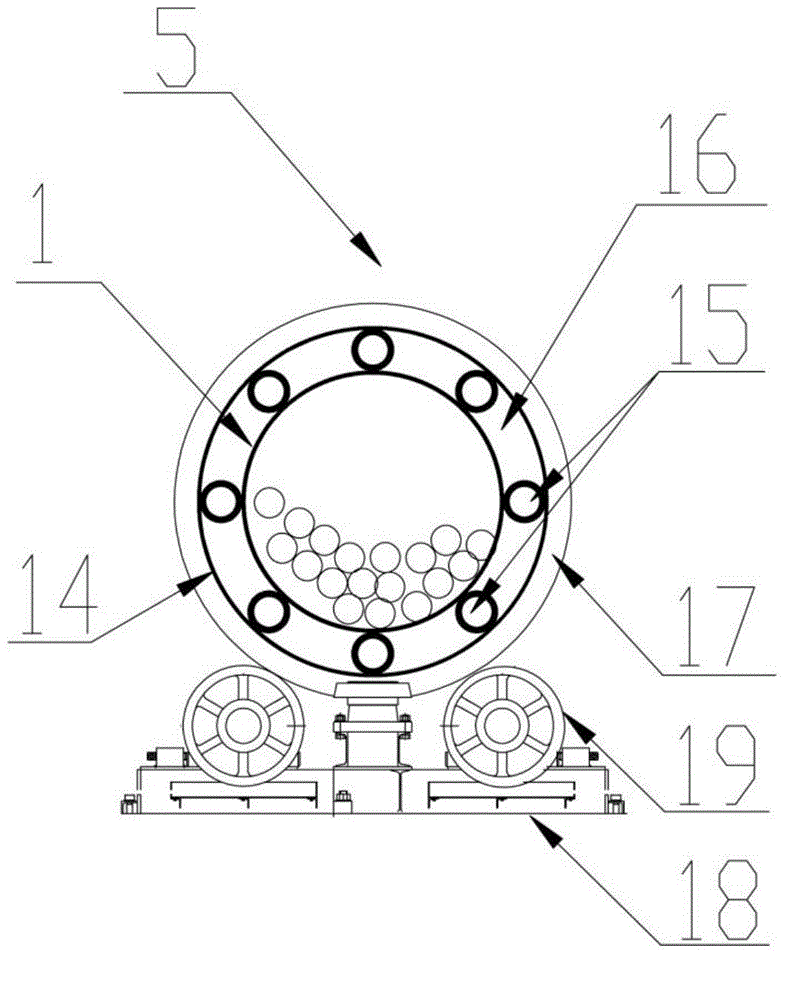 Method for reducing and separating granular iron rapidly at low temperature