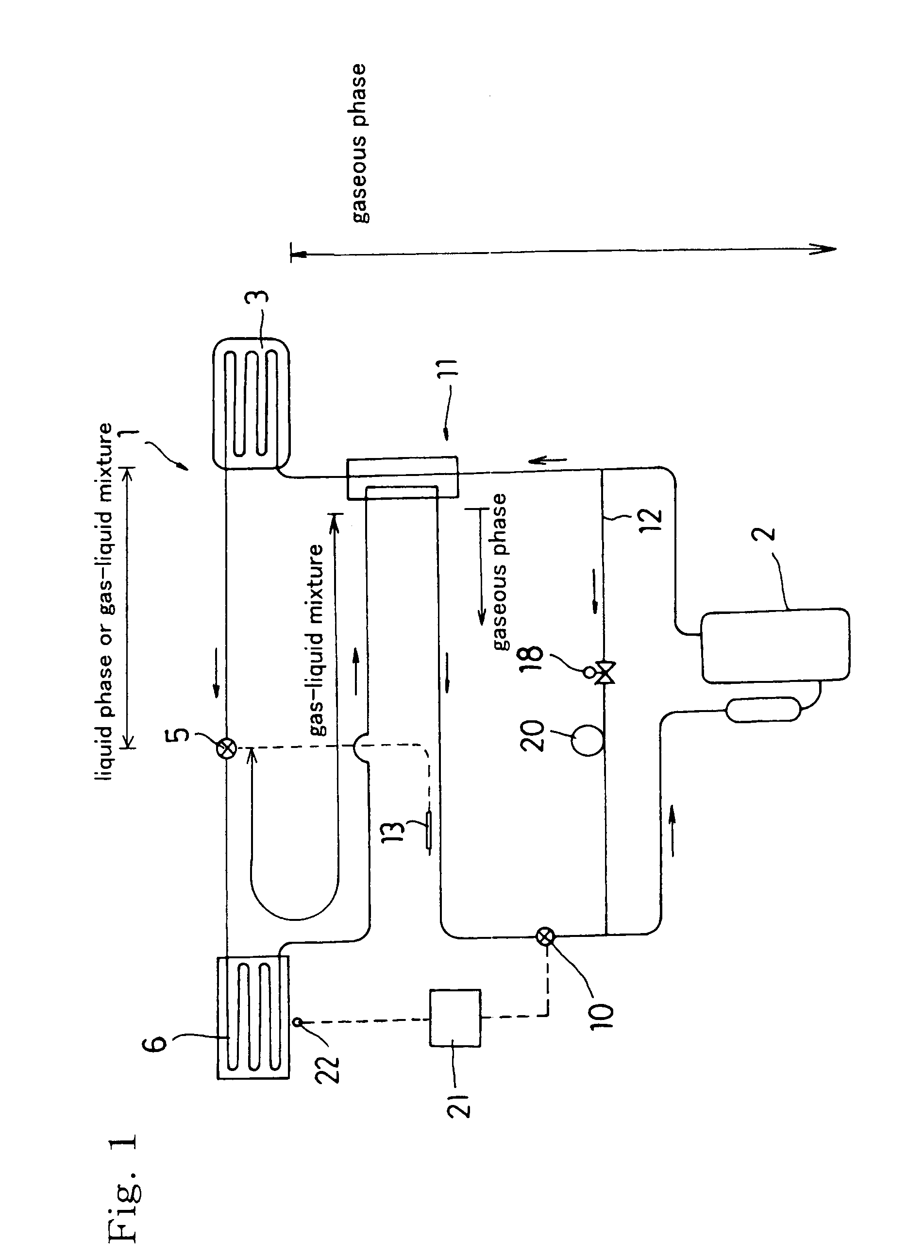 Cooling apparatus and a thermostat with the apparatus installed therein