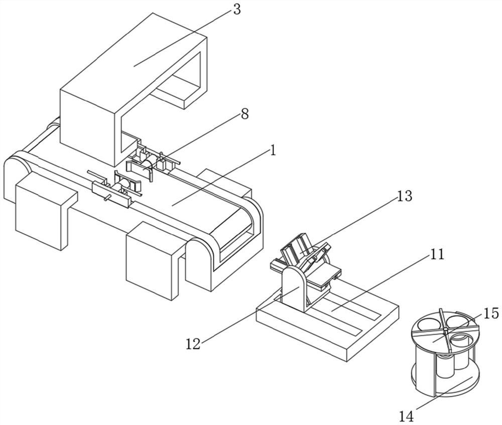 Flexible assembling production line for switching power supply