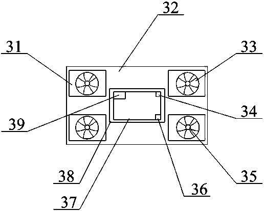 Hovering drift type silent invisible monitoring device and use method thereof