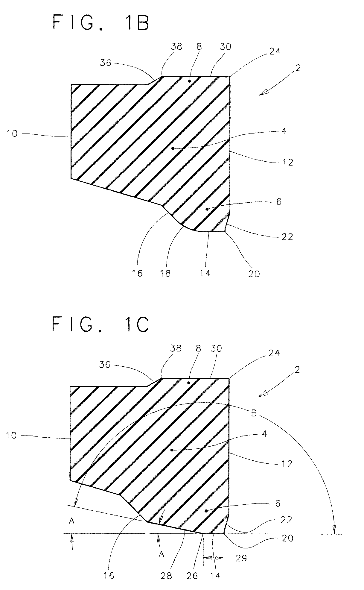 Rotary seal with truncated wave form