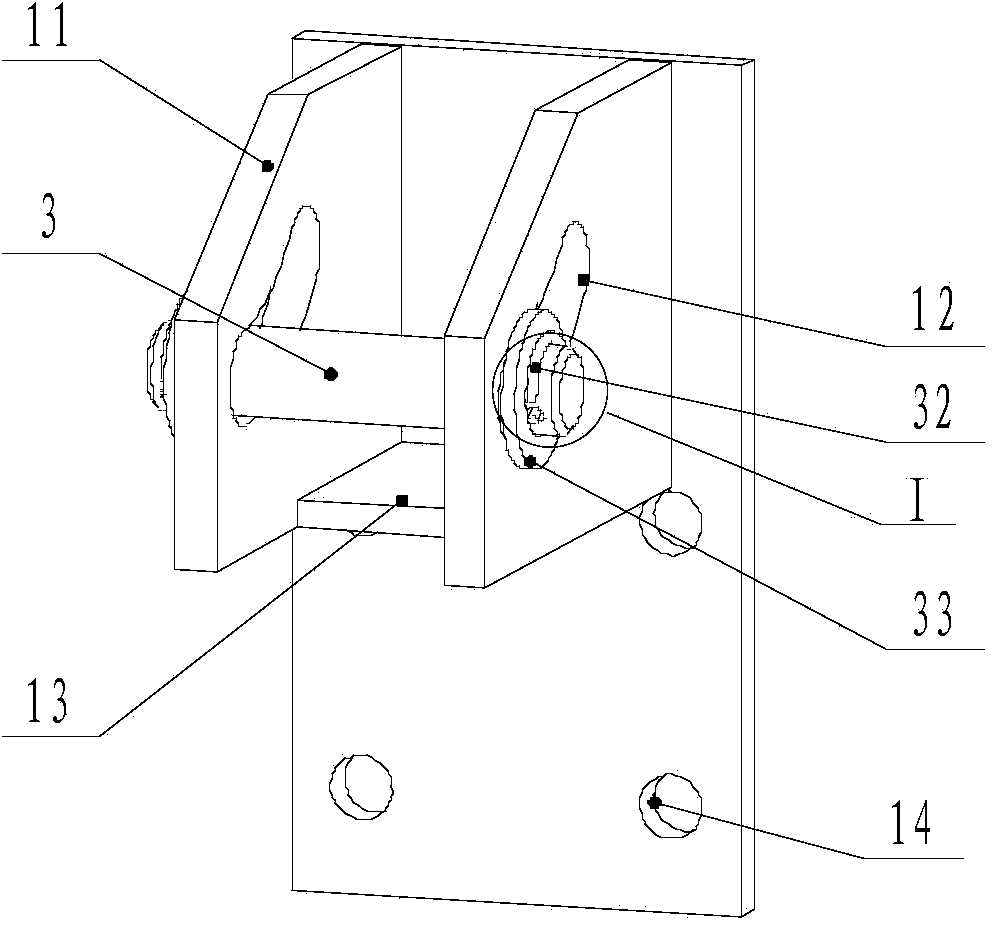 Falling prevention device for guide-rail-type hydraulic attached lifting scaffold