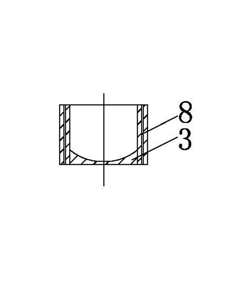 Supplementary coating device for metal tank welding lug