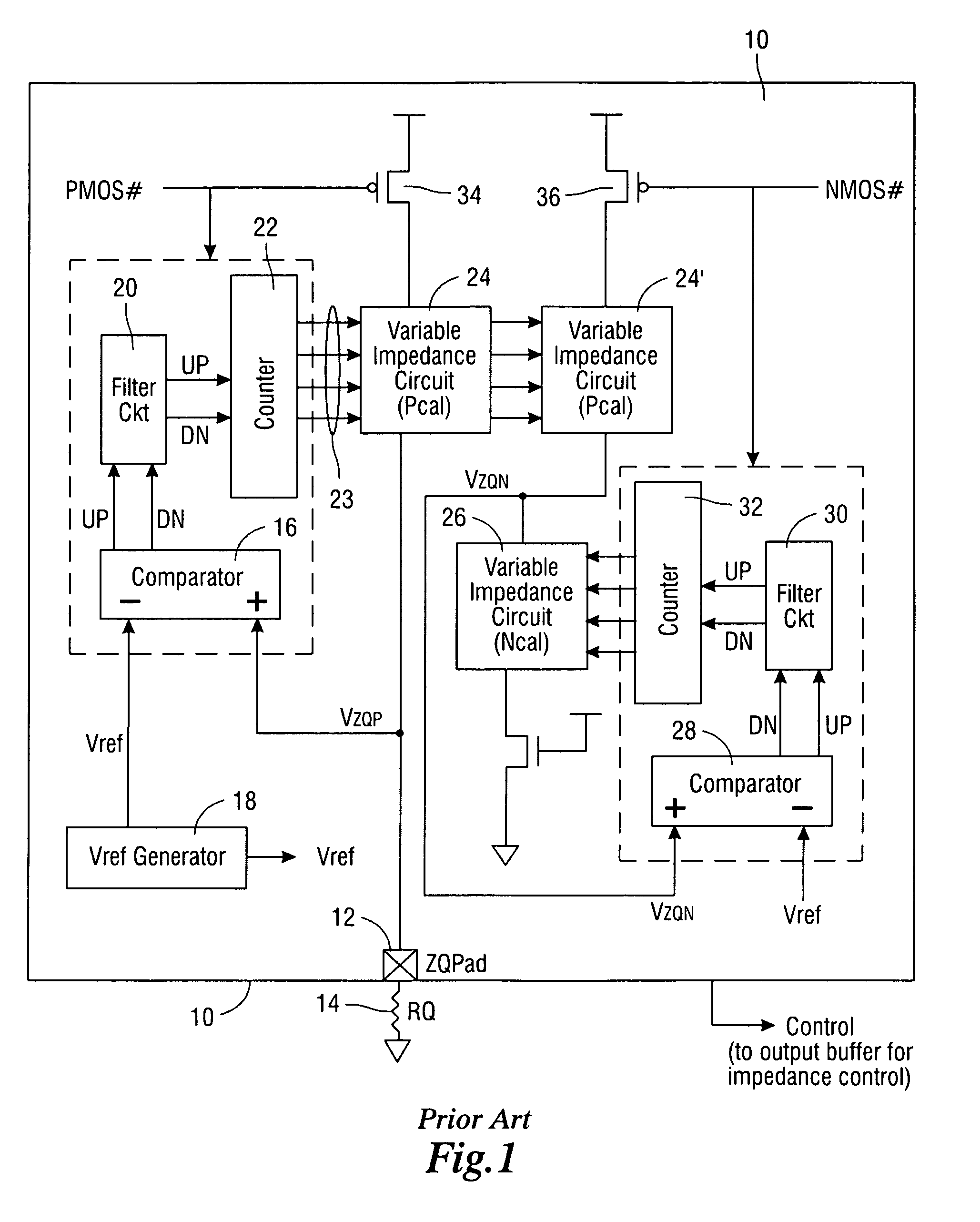 Method and apparatus for high resolution ZQ calibration