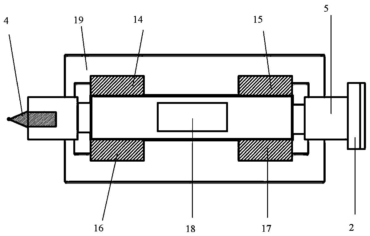 Device for measuring optical free-form surface