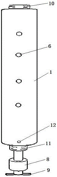 Multi-depth multi-index soil property detection rod