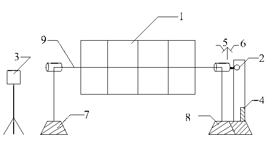 Sandstorm preventing and dust eliminating single-axis photovoltaic tracking power generation system structure