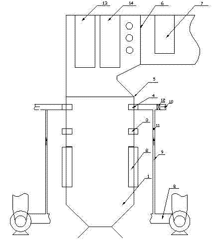 Boiler capable of adjusting flue gas temperature of furnace outlet