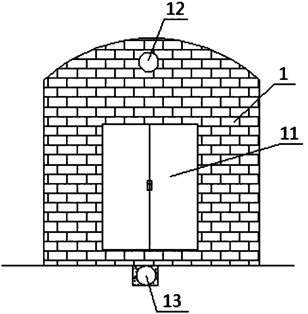 Mine downhole power transformation chamber and construction method