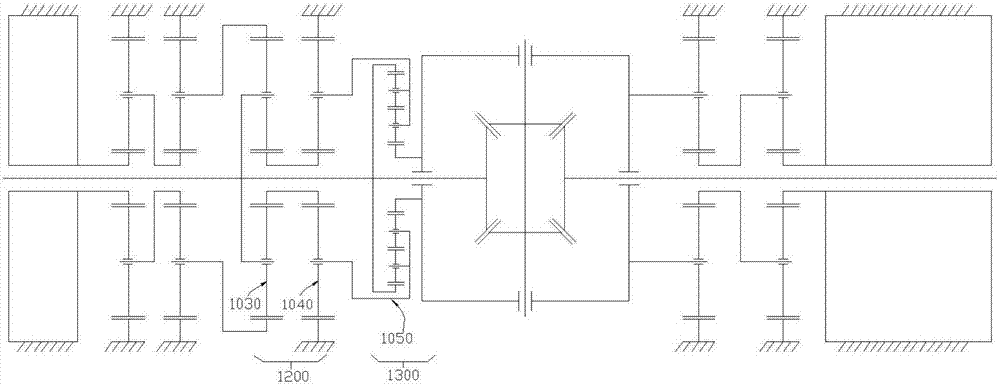 Electric differential mechanism with directed torque distribution function