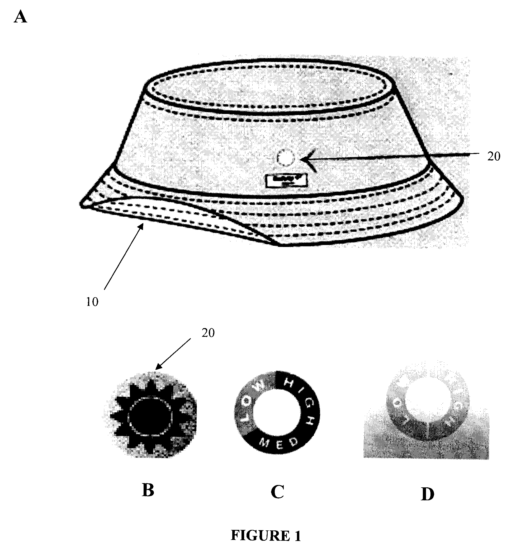 Device and method for identifying a change in a predetermined condition