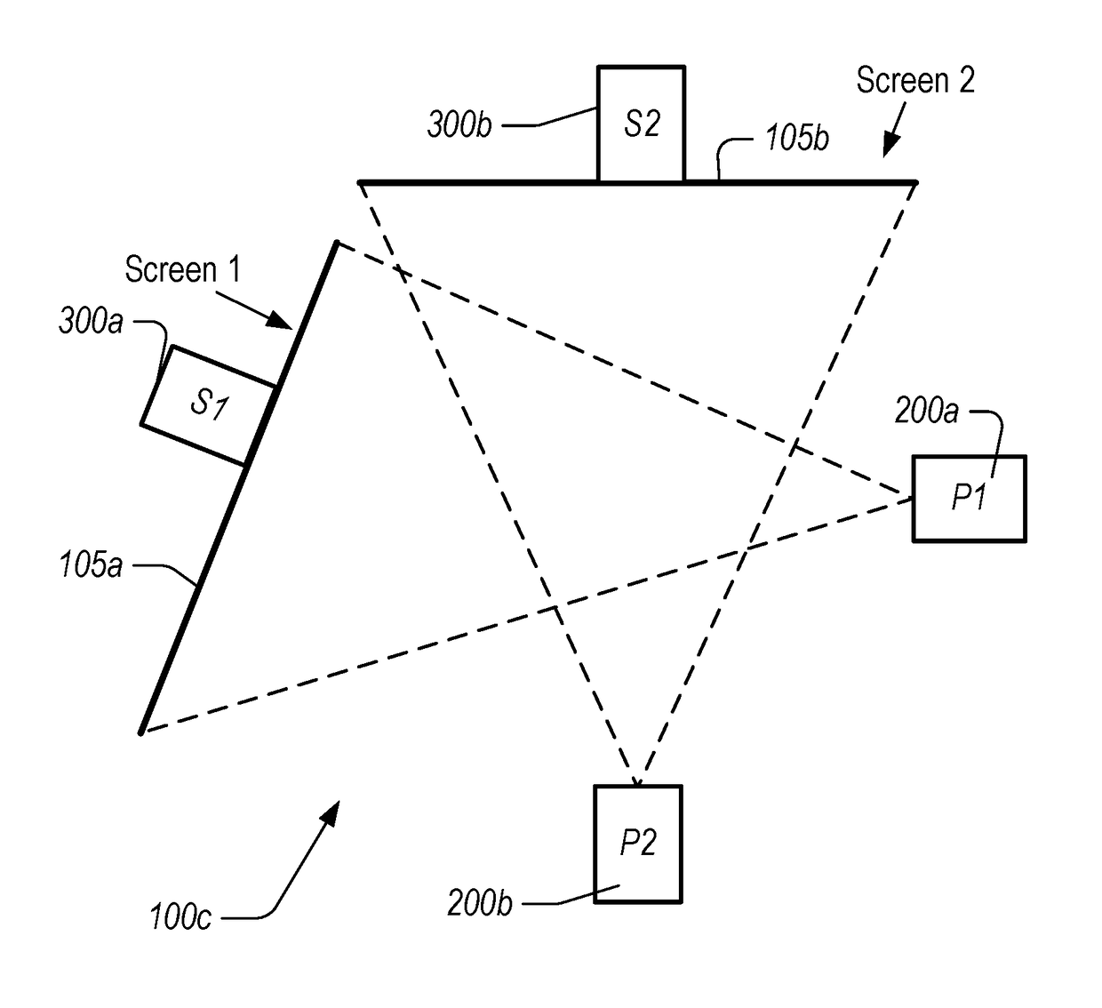 Display systems and methods employing polarizing reflective screens