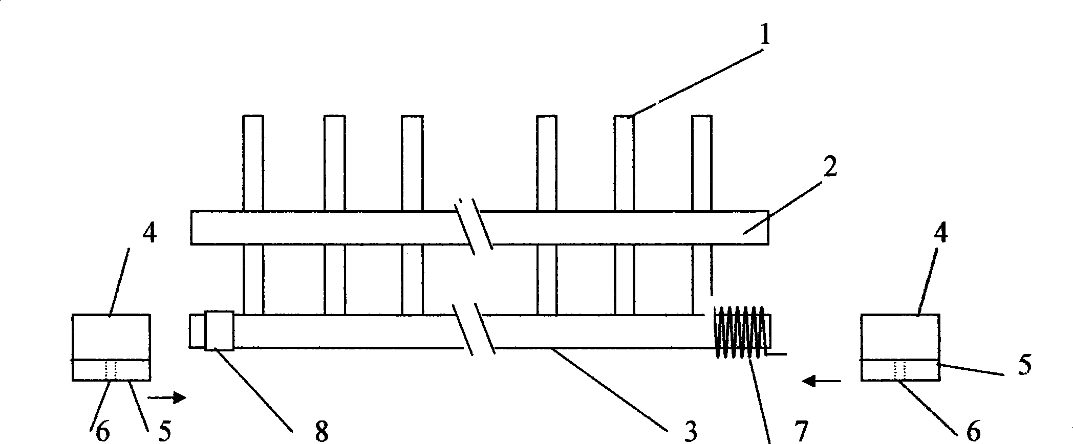 Window multifunction guard rail and manufacturing method and application thereof