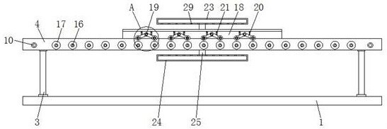 A glass production equipment that facilitates stable transmission