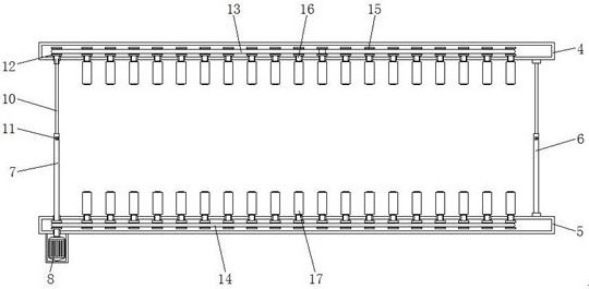 A glass production equipment that facilitates stable transmission