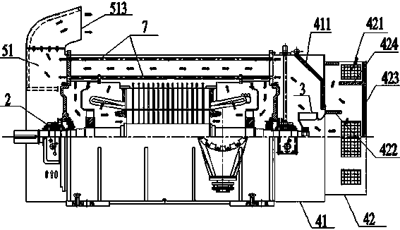 Novel in-line pump dedicated motor