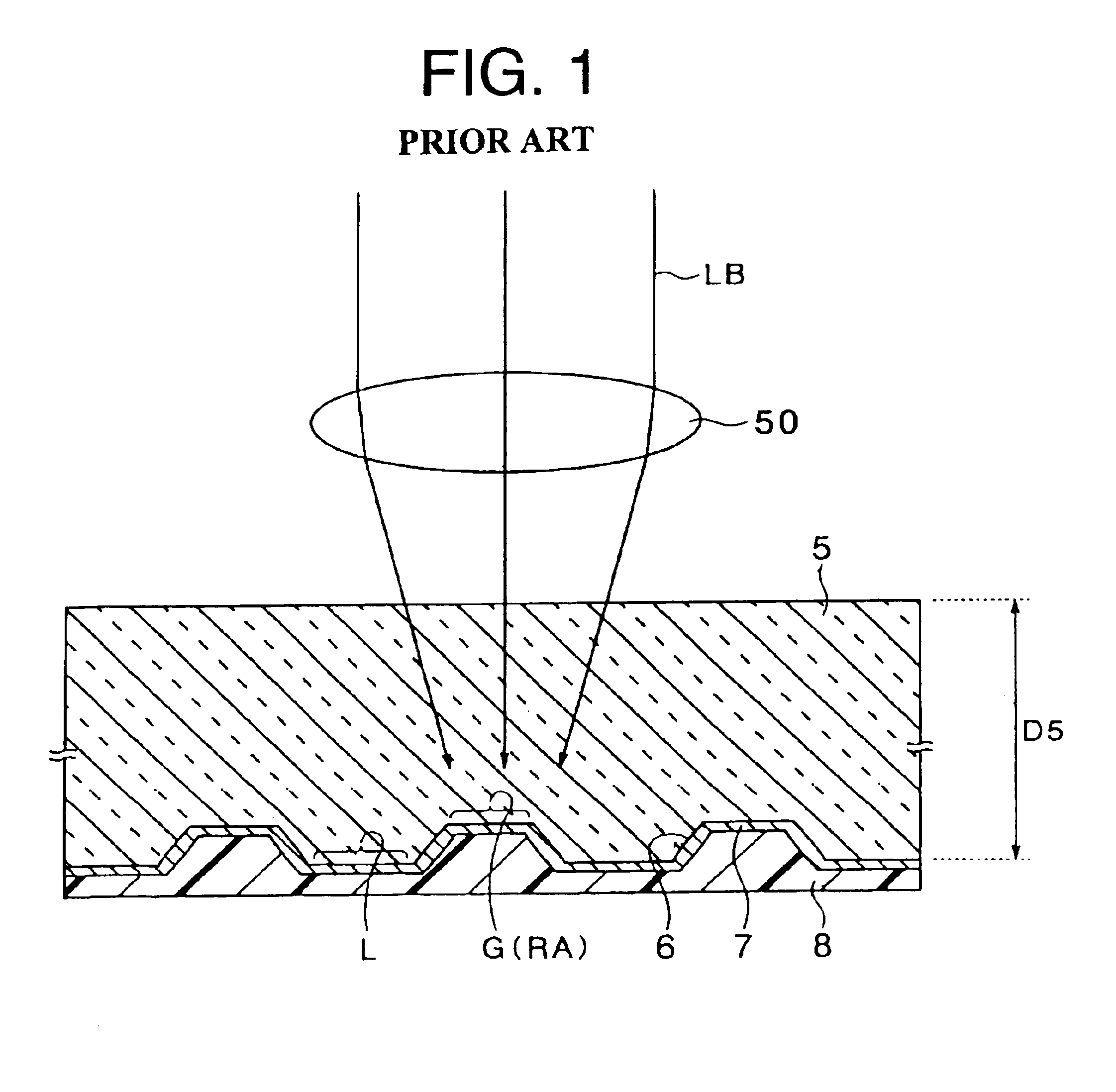 Optical recording medium with high density track pitch and optical disk device for recording and playback of the same