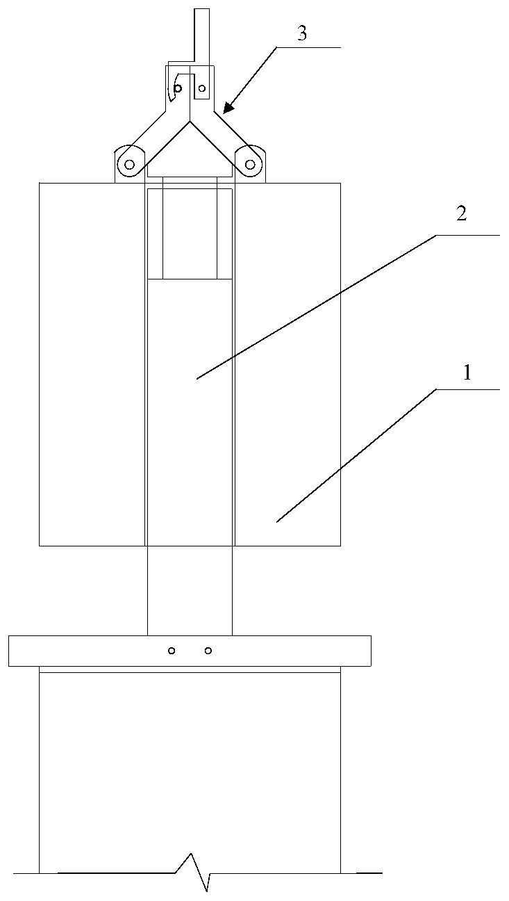 Hydraulic Jack Lifting Strain Hammer Test Device