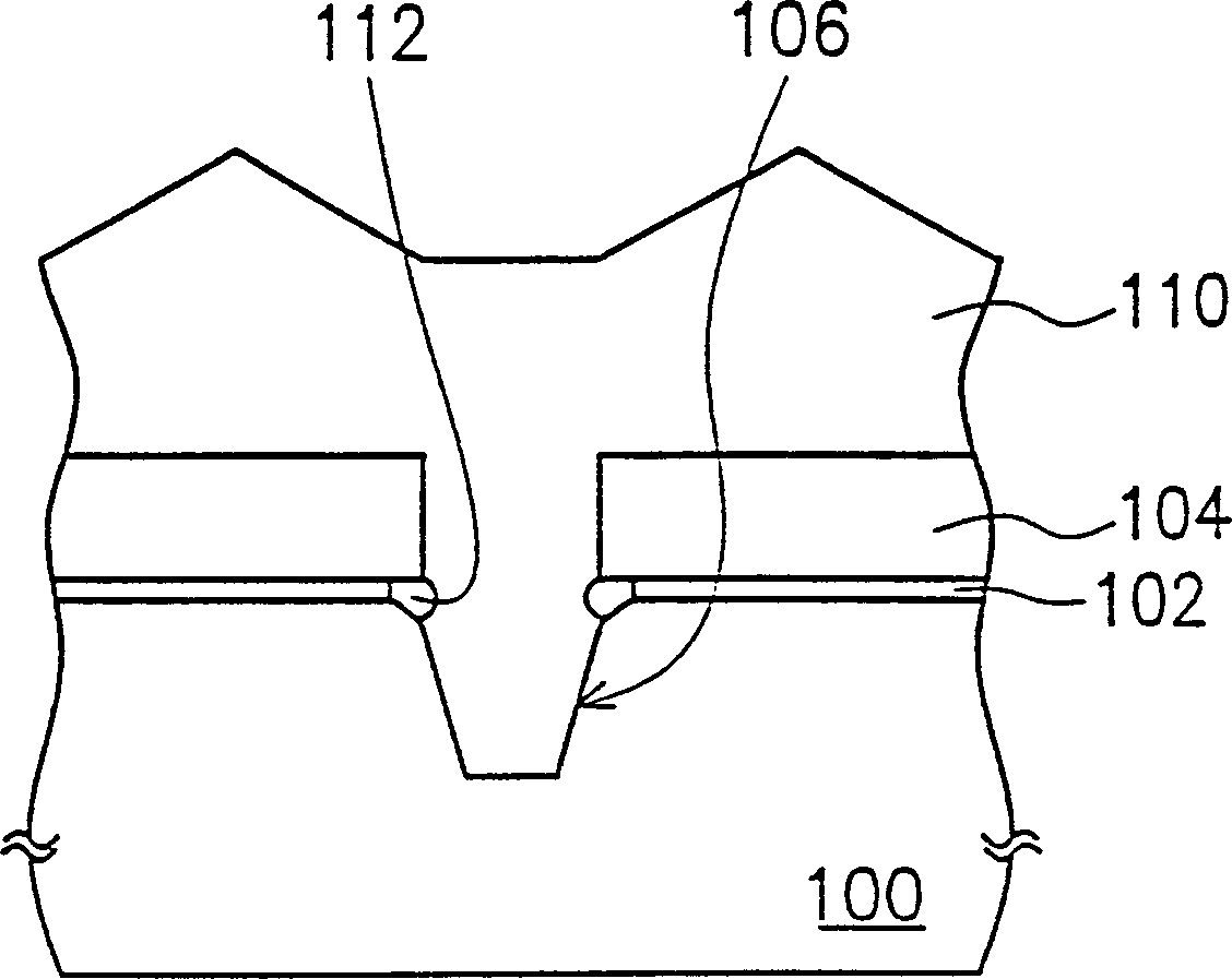 Process for preparing shallow-channel isolating structure