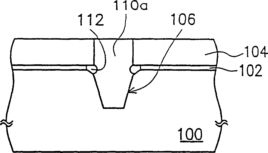 Process for preparing shallow-channel isolating structure