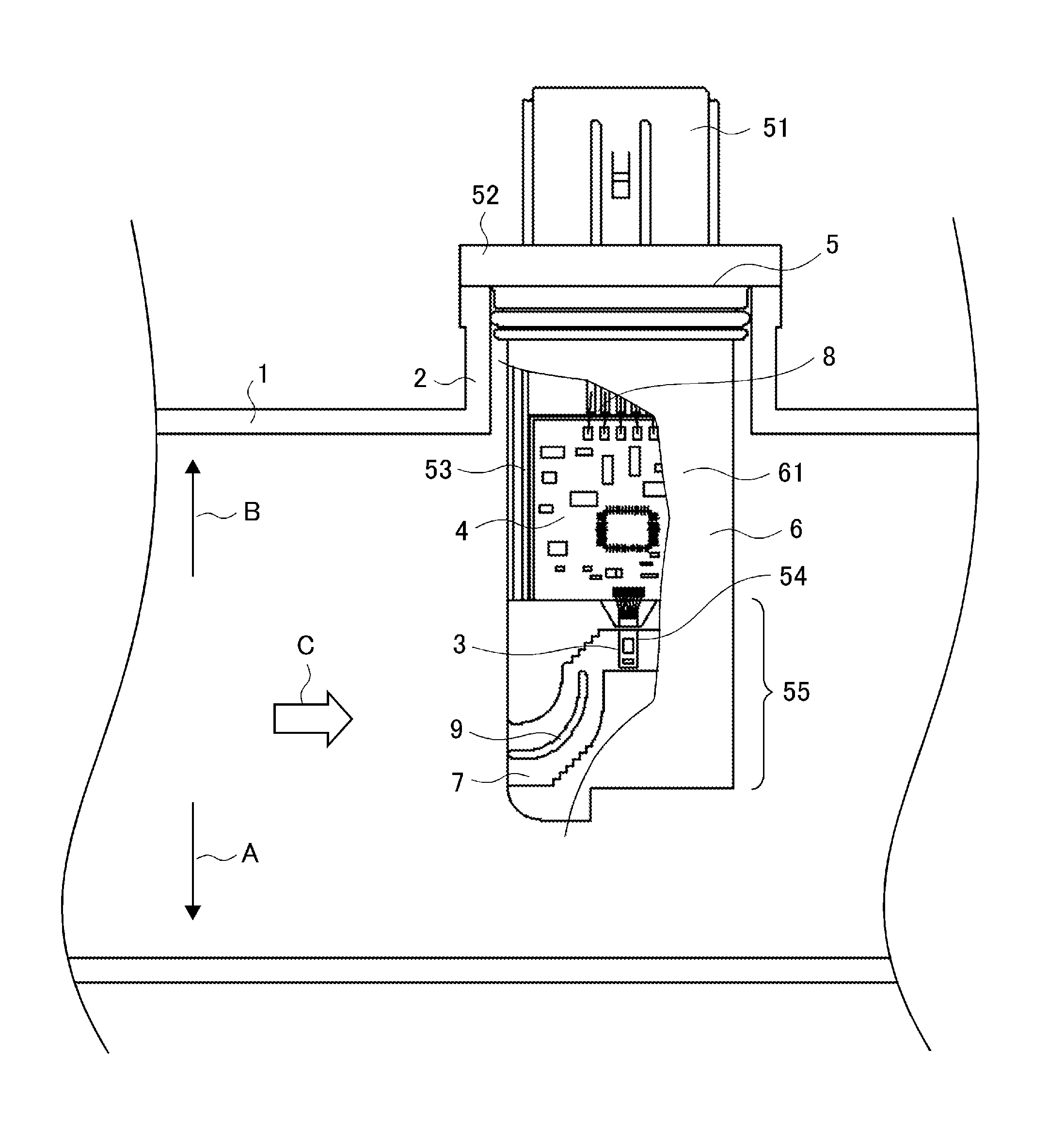 Flow rate measuring apparatus