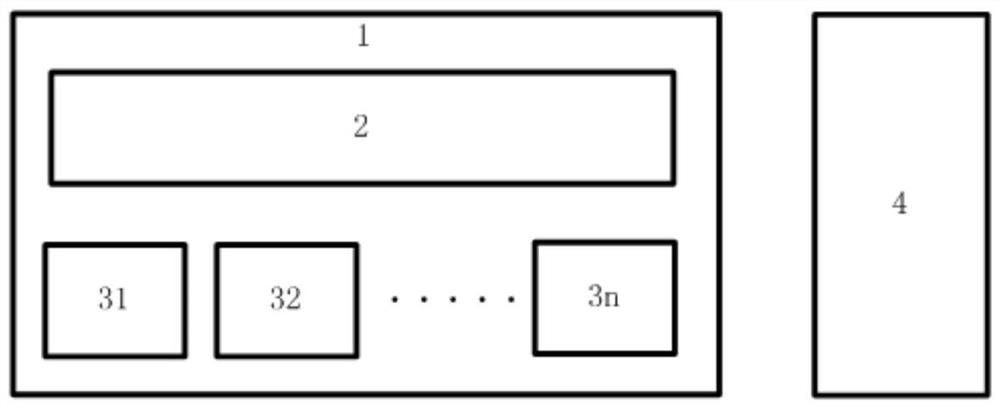 A combined battery exchange cabinet system