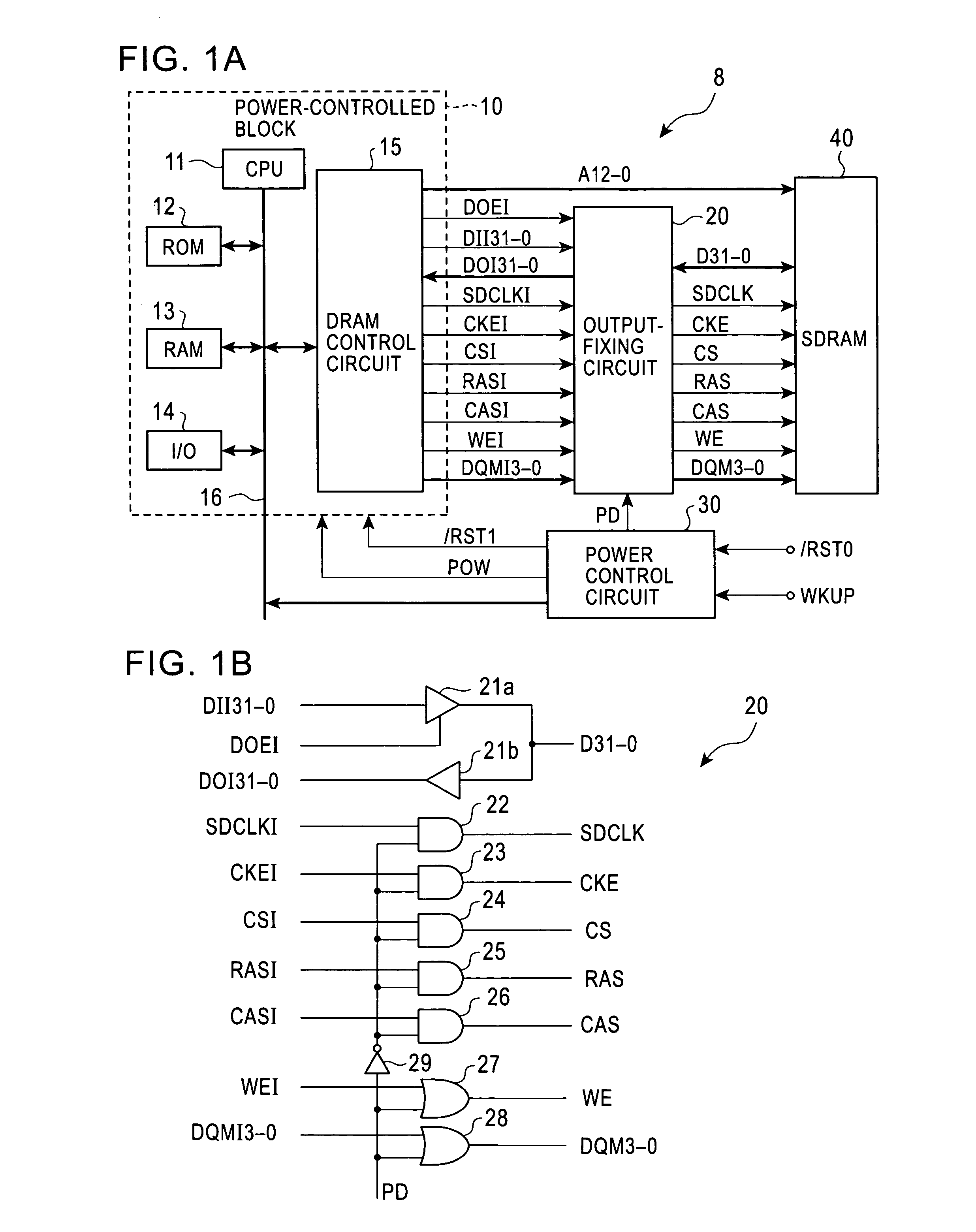 Semiconductor integrated circuit and power-saving control method thereof