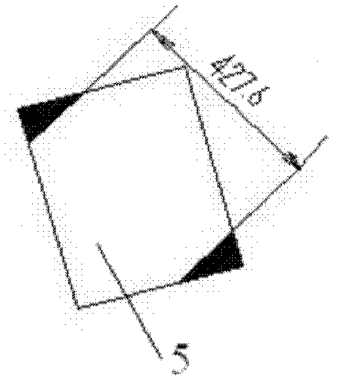 Forging and striking production process for blank with rectangular section