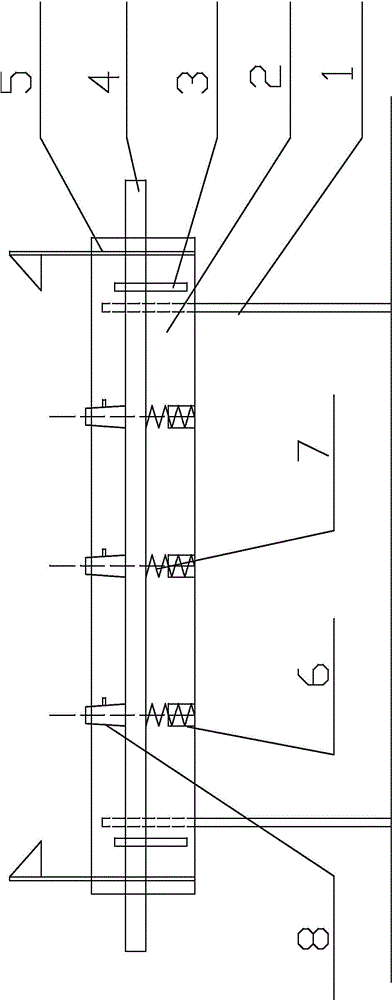 Simple device for assembling pressure steel pipe stiffening ring