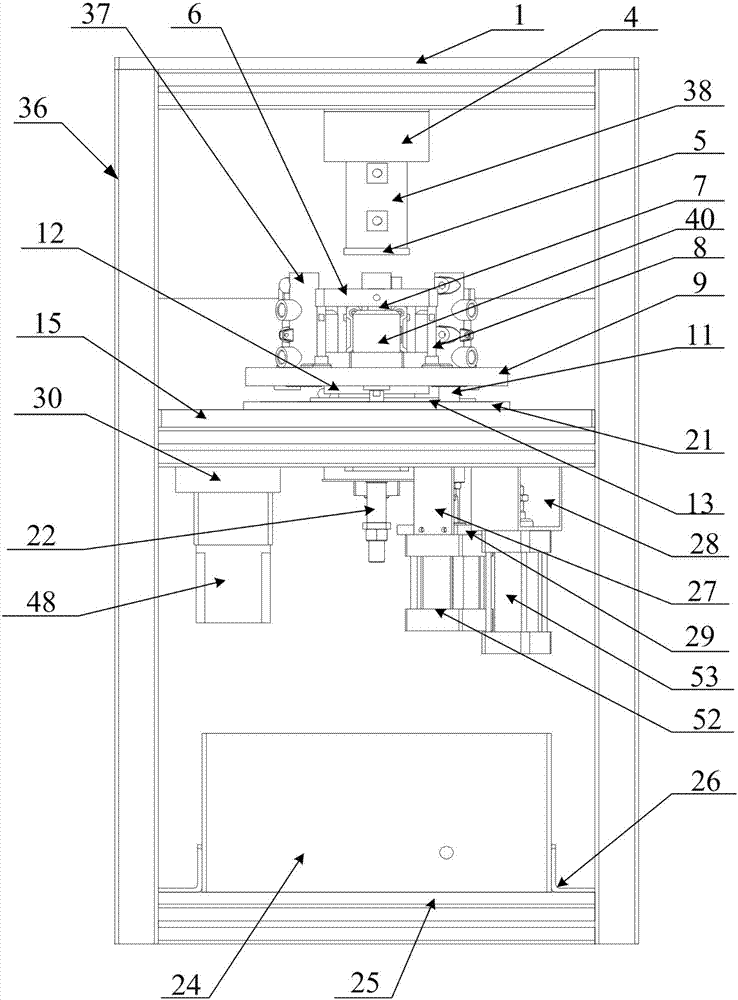 Fluid impact fatigue fracture deburring device and deburring method